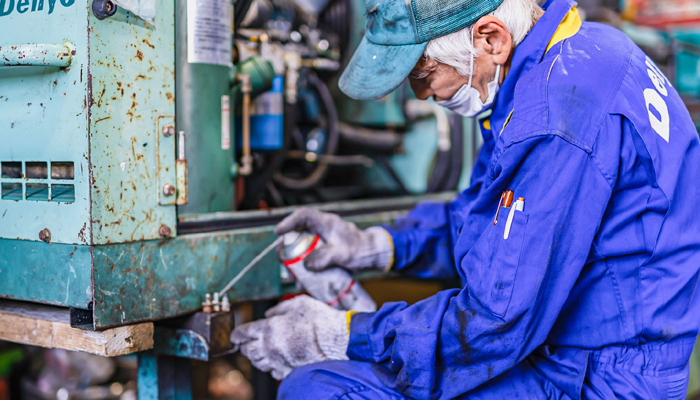 高い技術に裏打ちされた中部産機のサポート力